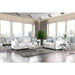 Ilse Off-White/Blue Sofa - Visions in Furniture (La Mirada, CA)