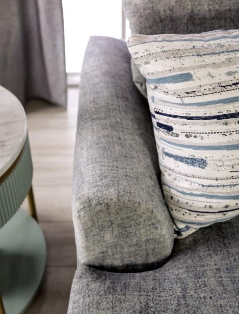 LEYTONSTONE Loveseat, Gray - Visions in Furniture (La Mirada, CA)