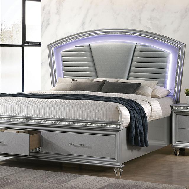 MADDIE Cal.King, E.King, & Queen Bed - Visions in Furniture (La Mirada, CA)