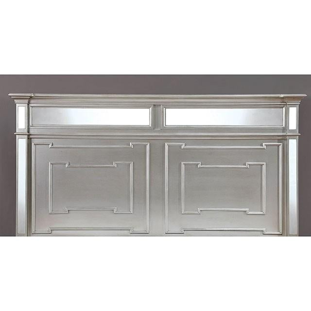 Salamanca Silver Cal.King & Queen Bed - Visions in Furniture (La Mirada, CA)