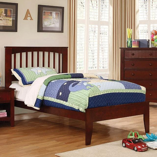 Pine Brook Cherry & White Full Bed - Visions in Furniture (La Mirada, CA)