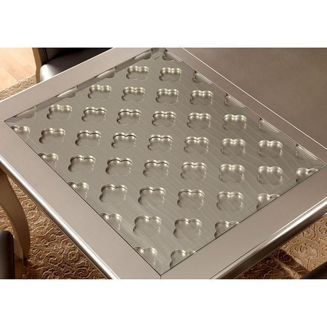 Amina Champagne Dining Table - Visions in Furniture (La Mirada, CA)