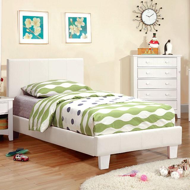 Winn Park Cal.King, E.King, Twin, & Full Bed Chrome, Gray, Brown, & Chrome - Visions in Furniture (La Mirada, CA)