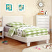 Winn Park Cal.King, E.King, Twin, & Full Bed Chrome, Gray, Brown, & Chrome - Visions in Furniture (La Mirada, CA)