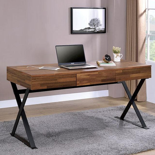 Tensed Sand Black Desk - Visions in Furniture (La Mirada, CA)