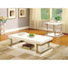MEDA White/Chrome End Table, White - Visions in Furniture (La Mirada, CA)