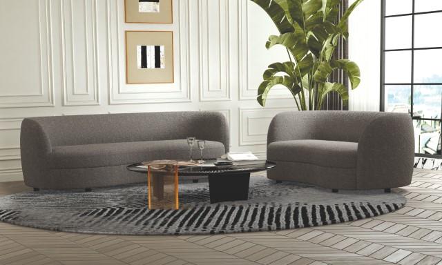 VERSOIX Sofa, Charcoal Gray - Visions in Furniture (La Mirada, CA)