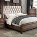 Hutchinson Rustic Natural Tone/Beige Cal.King Bed - Visions in Furniture (La Mirada, CA)