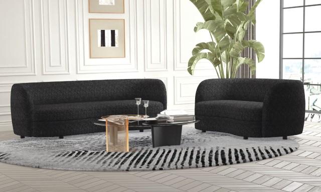 VERSOIX Sofa, Black - Visions in Furniture (La Mirada, CA)