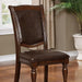 Alpena Brown Cherry/Espresso Arm Chair & Side Chair (2/CTN) - Visions in Furniture (La Mirada, CA)