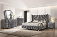CARISSA E.King Bed - Visions in Furniture (La Mirada, CA)
