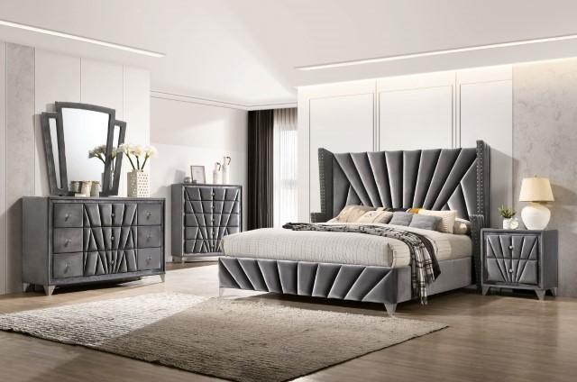CARISSA E.King Bed - Visions in Furniture (La Mirada, CA)