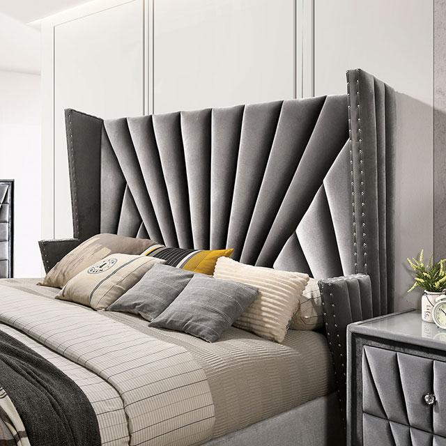 CARISSA E.King Bed - Visions in Furniture (La Mirada, CA)