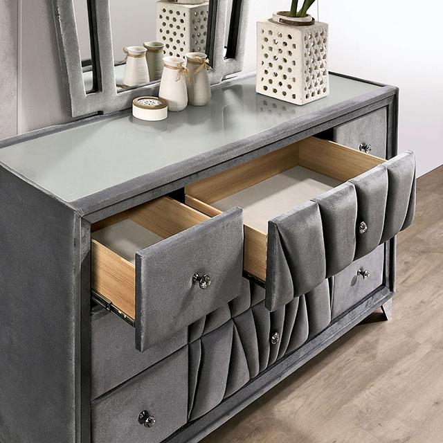 CARISSA E.King Bed - Visions in Furniture (La Mirada, CA)