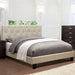 LEEROY Queen & Twin Bed Ivory & Gray - Visions in Furniture (La Mirada, CA)