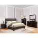 LEEROY Queen & Twin Bed Ivory & Gray - Visions in Furniture (La Mirada, CA)