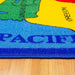 ABBEY Us Map 5' X 8' Area Rug - Visions in Furniture (La Mirada, CA)