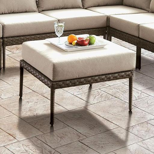 ALEISHA Patio Ottoman - Visions in Furniture (La Mirada, CA)