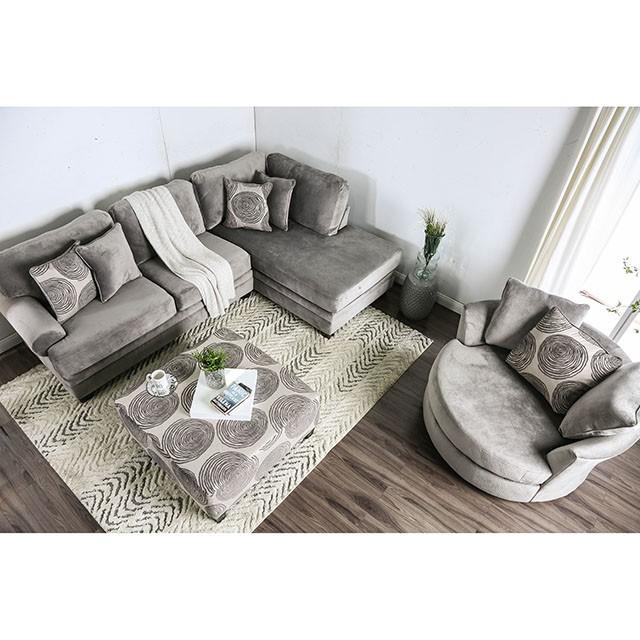 Bonaventura Gray Sectional - Visions in Furniture (La Mirada, CA)