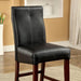 BONNEVILLE II Brown Cherry/Black Counter Ht. Chair (2/CTN) - Visions in Furniture (La Mirada, CA)