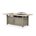 Bordeaux Dining Table w/ Fire Pit & Cooler - Visions in Furniture (La Mirada, CA)