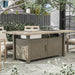 Bordeaux Dining Table w/ Fire Pit & Cooler - Visions in Furniture (La Mirada, CA)