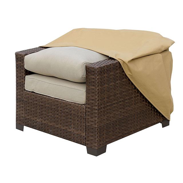 BOYLE Light Brown Dust Cover for Chair - Visions in Furniture (La Mirada, CA)