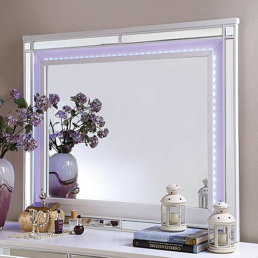 BRACHIUM Mirror, White - Visions in Furniture (La Mirada, CA)