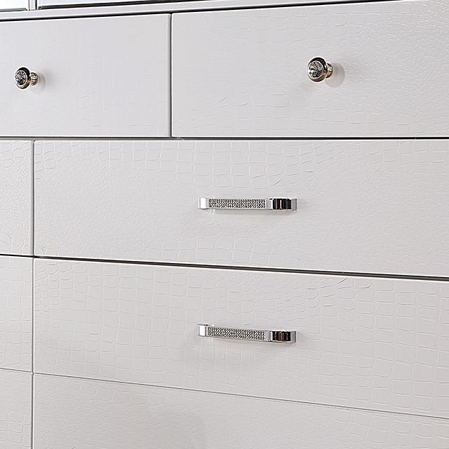 BRACHIUM Cal.King Bed, White - Visions in Furniture (La Mirada, CA)