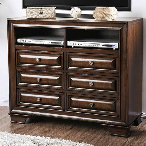 Brandt Brown Cherry Media Chest - Visions in Furniture (La Mirada, CA)