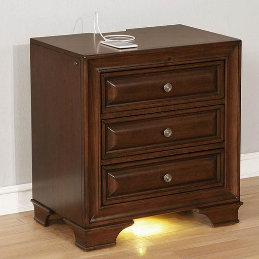Brandt Brown Cherry Night Stand - Visions in Furniture (La Mirada, CA)