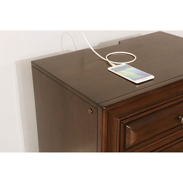 Brandt Brown Cherry Night Stand - Visions in Furniture (La Mirada, CA)