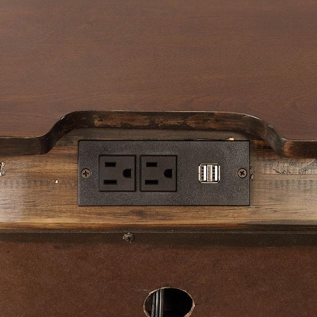 Brandt Brown Cherry Night Stand - Visions in Furniture (La Mirada, CA)