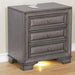 Brandt Gray Night Stand - Visions in Furniture (La Mirada, CA)