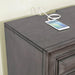 Brandt Gray Night Stand - Visions in Furniture (La Mirada, CA)