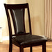 BRENT Dark Cherry/Espresso Side Chair (2/CTN) - Visions in Furniture (La Mirada, CA)