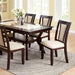 Brent 7 Pc Dining Table Set - Visions in Furniture (La Mirada, CA)