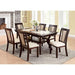 Brent 7 Pc Dining Table Set - Visions in Furniture (La Mirada, CA)
