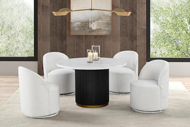 Varde 5 Pc Dining Table Set - Visions in Furniture (La Mirada, CA)