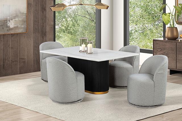 Broager Dining Swivel Chair - Visions in Furniture (La Mirada, CA)