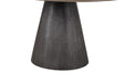 Broager 5 Pc Dining Table Set (White Caster Chairs) Rustic Oak - Visions in Furniture (La Mirada, CA)