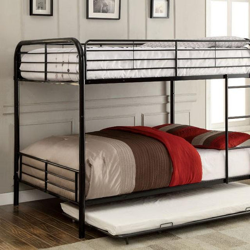 BROCKET Black Metal Full/Full Bunk Bed - Visions in Furniture (La Mirada, CA)