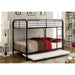 BROCKET Black Metal Full/Full Bunk Bed - Visions in Furniture (La Mirada, CA)