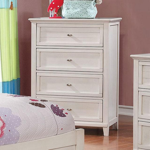 Brogan Antique White Chest - Visions in Furniture (La Mirada, CA)