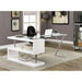 BRONWEN White Desk - Visions in Furniture (La Mirada, CA)