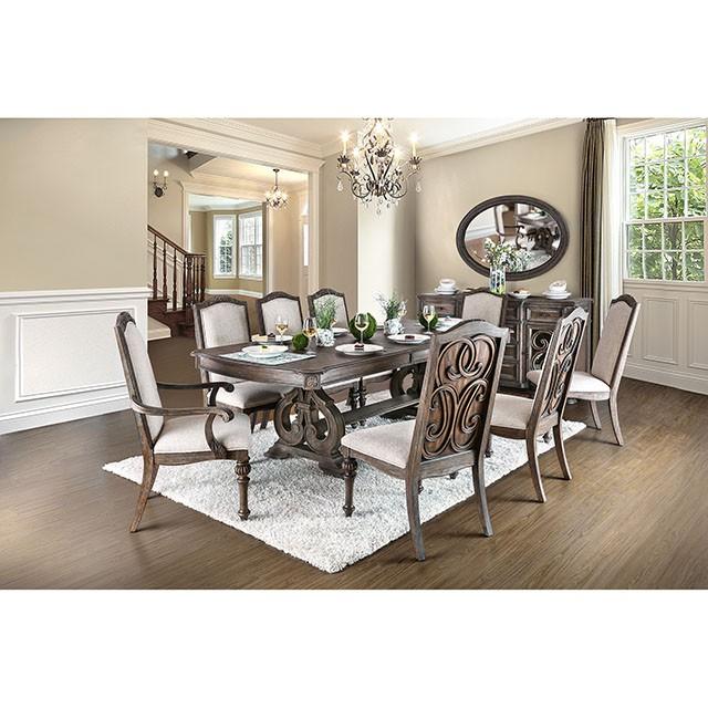ARCADIA Rustic Natural Tone Server - Visions in Furniture (La Mirada, CA)
