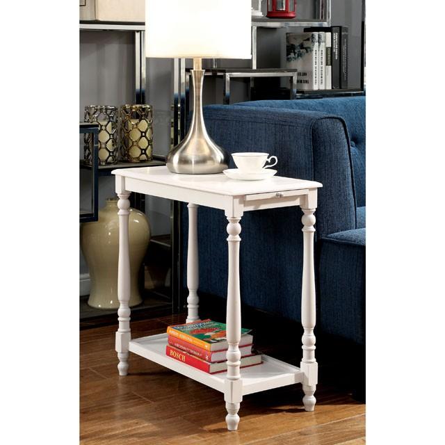 DEERING White Side Table - Visions in Furniture (La Mirada, CA)