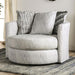 EIMEAR Swivel Chair, Off-white/Black - Visions in Furniture (La Mirada, CA)