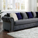 WILMINGTON Sectional, Gray - Visions in Furniture (La Mirada, CA)