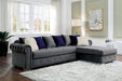WILMINGTON Sectional, Gray - Visions in Furniture (La Mirada, CA)
